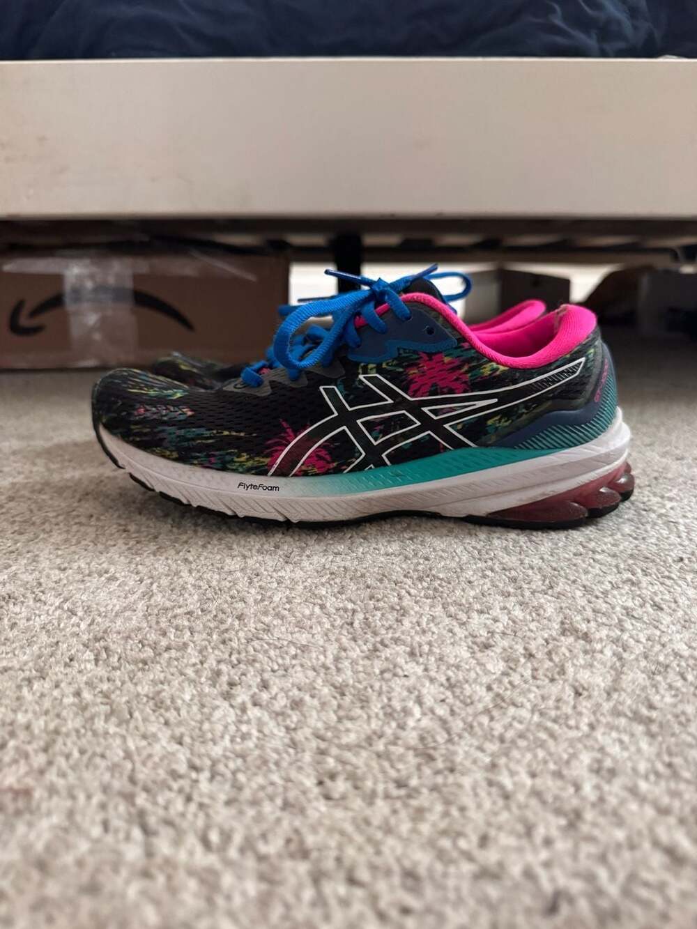 ASICS Women's GT-1000 11 Running Shoes - Black/Multi-Color